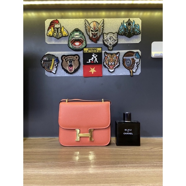 Túi si da thật HM