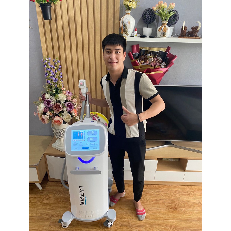 Máy Triệt Lông LASERHR . Máy Triệt Lông Diode Laser HR