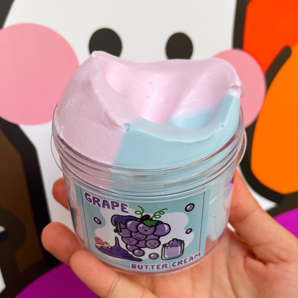 Slime Grape butter cream- Kem bơ nho - Butter slime - Hương nho Mỹ