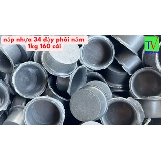 [1KG NẮP 34 KHOẢNG 160 CÁI] Nắp nhựa đậy phôi nấm chịu nhiệt tốt