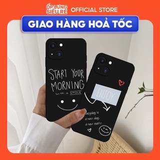 Ốp Lưng IPhone 17 Pro Max/16 Pro/15/14 Pro Max/13/12 Pro TPU Cạnh Vuông Hình Enjoy