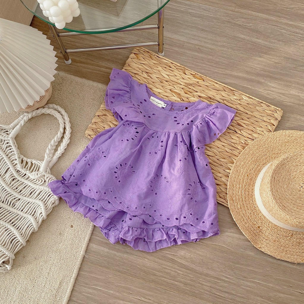 SALE BỘ CỘC ĐŨI CHO BÉ GÁI XINH XẮN SIZE 7-17KG(CDL)