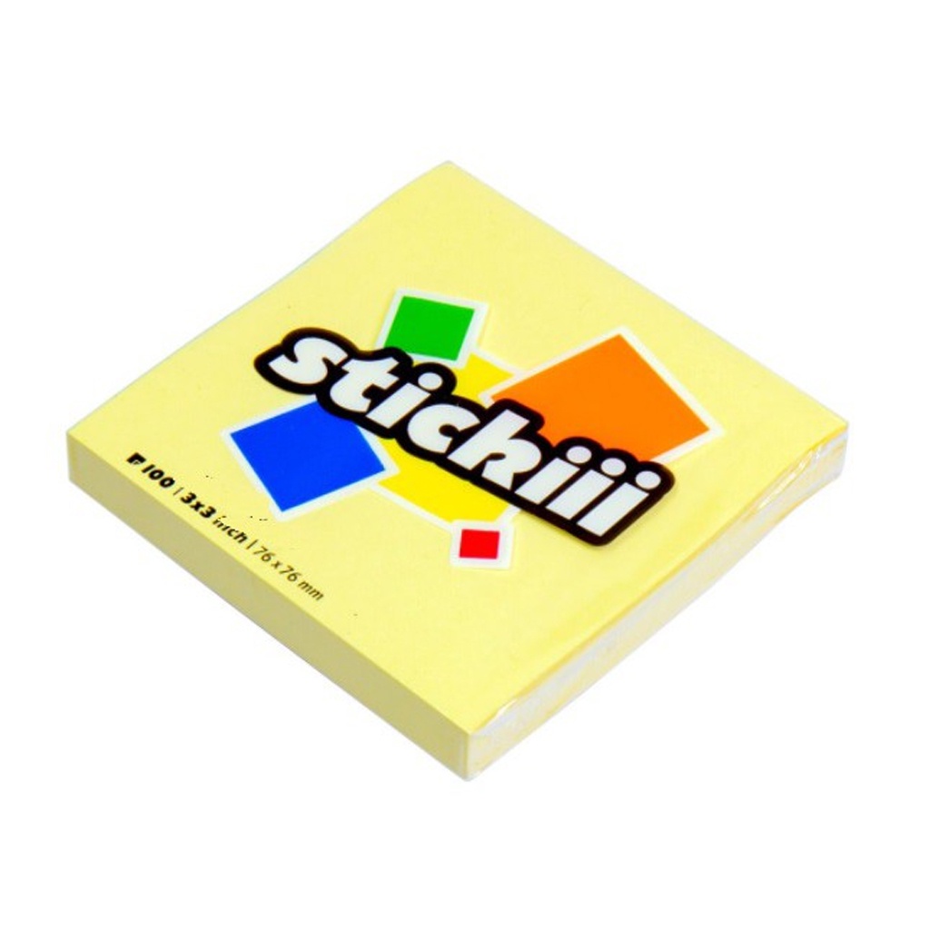 Giấy nhắn Stickiii, note Nice 2x1.5,3x2,3x3,3x4,3x5 100 tờ/tập