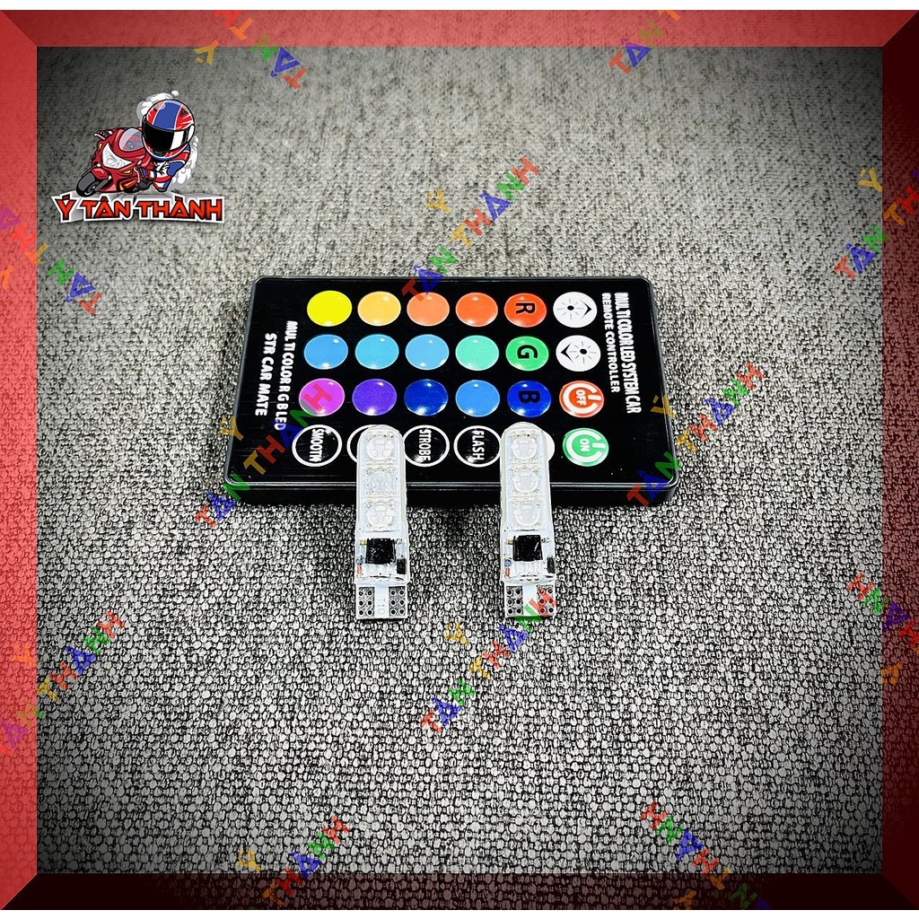 Đèn led sương mù có remote chỉnh màu MS60