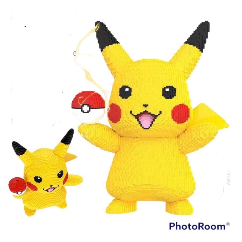 Bộ Đồ Chơi Lắp Ráp Mô Hình Picachu Cỡ Lớn