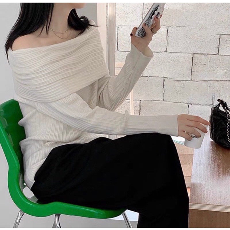 [NEW]ÁO THUN GÂN TRỄ VAI DÁNG DÀI”ASIMI TOP” tiểu thư