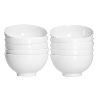 Chén Ăn Cơm, Bát Cơm Màu Trắng Melamine Gọn Nhẹ