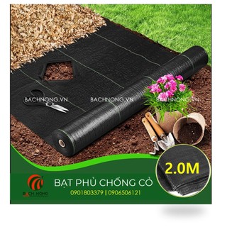 Tấm bạt chống cỏ dại mọc 2mx10m, tặng kèm 12 ghim
