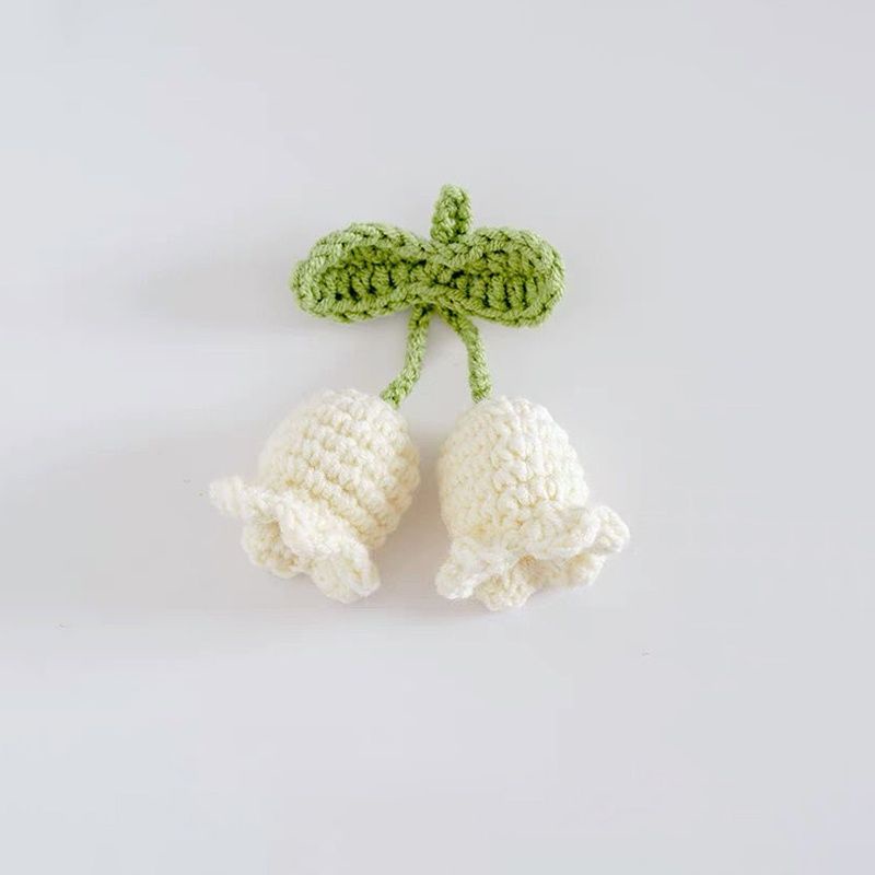 Hoa chuông móc bằng len