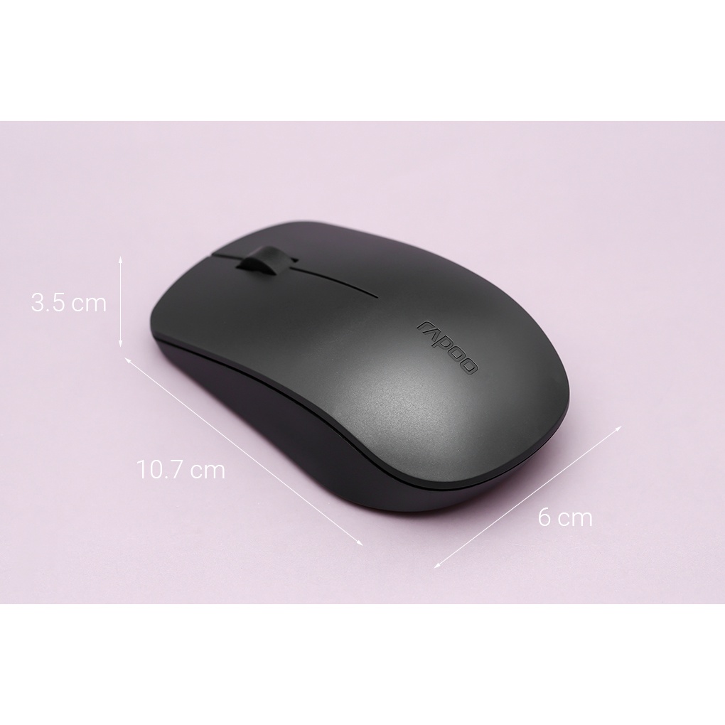 Chuột Không dây Rapoo M20 Plus Đen