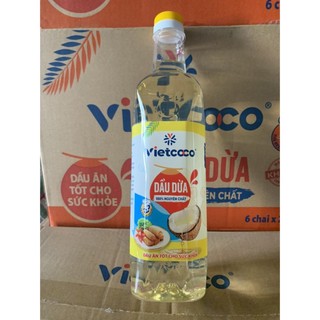 1 thùng 12 chai dầu dừa tinh luyện 1 lít vietcoco
