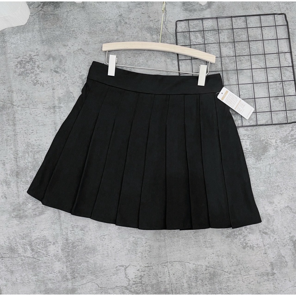 Chân váy xếp ly big size 60 -95kg tennit có lot trong