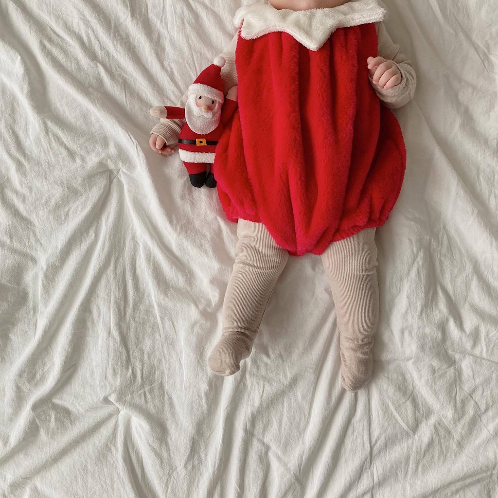 Áo Liền Quần Mùa Thu Đông Dễ Thương Cho Bé Sơ Sinh 0-24 Tháng Tuổi