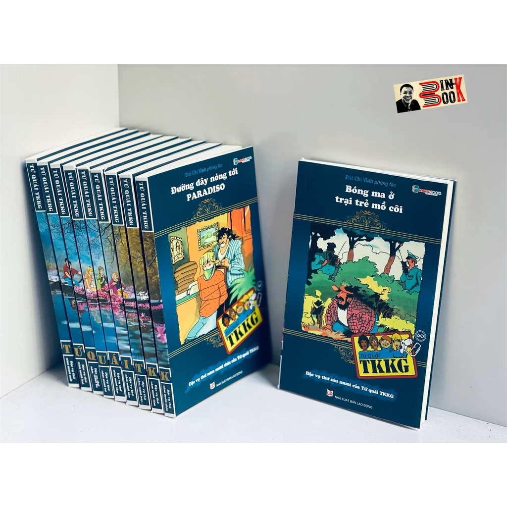 Sách - [Set 6 (tập 51 -60)] TỨ QUÁI TKKG - Bùi Chí Vinh phóng tác – Hanoibooks – NXB Văn học – bìa mềm