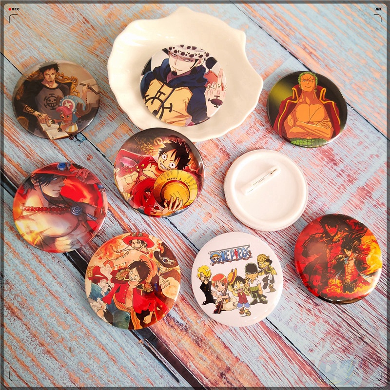 ❣️1 Huy Hiệu Cài Áo Hình One Piece 58MM❣️ Huy Hiệu Cài Áo Hình Anime