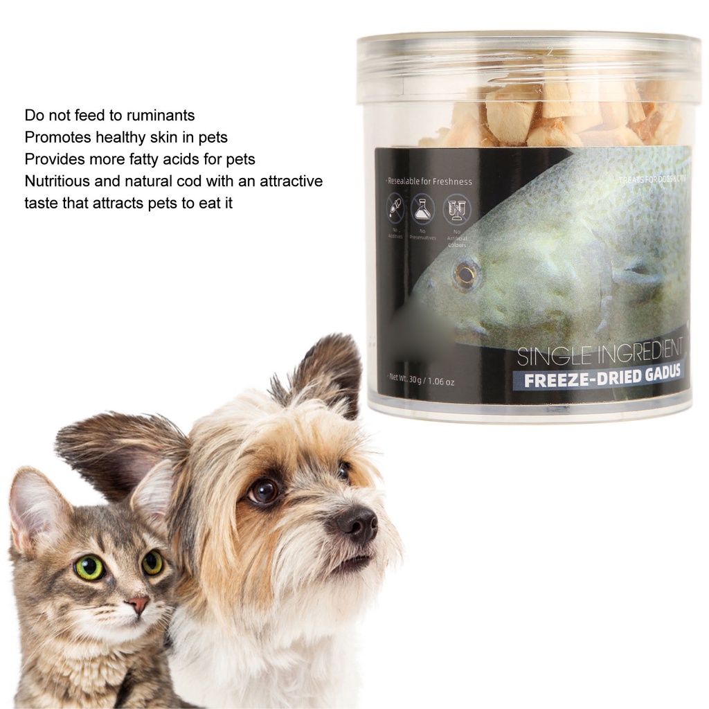 [Hàng Sẵn] Thịt Vịt Thịt Cá Sấy Khô / Thức ăn sấy khô Cho Cún Mèo bổ sung tối đa chất sơ cho thú cưng【Tennessee052】