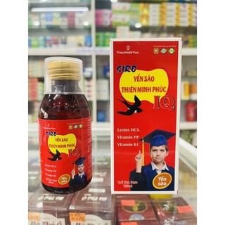 (hạn dùng: 12/2024) SIRO YẾN SÀO THIÊN MINH PHÚC - 125ml - Bồi bổ sức khoẻ Phát triển não bộ Tăng chiều cao
