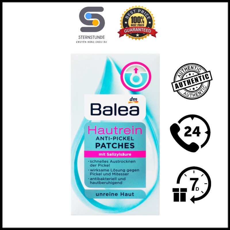 Miếng dán mụn Balea của Đức (36 miếng)