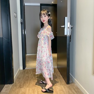 Váy maxi cho bé , đầm bé gái hoa nhí dễ thương mã 103 cho bé gái từ 13kg-50kg
