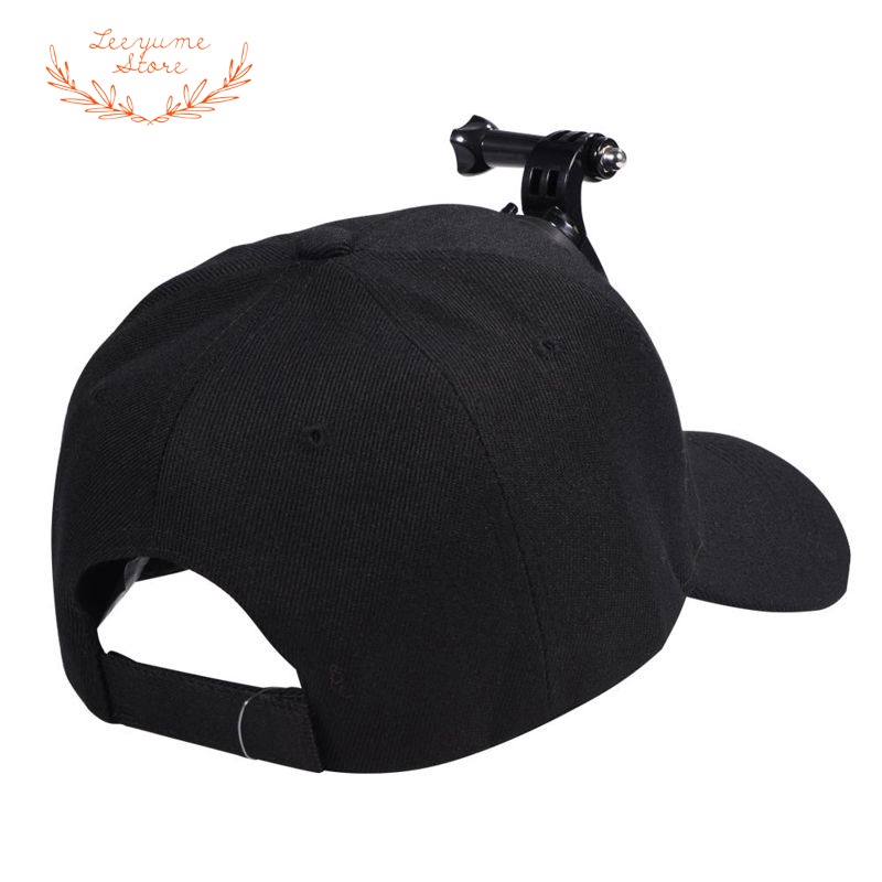 Mũ Lưỡi Trai Có Móc Gắn Máy Ảnh Gopro Đa Năng Chính Hãng Puluz - Leeyumestore