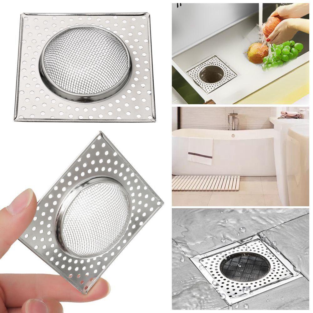 Tấm Lưới Lọc Rác Bồn Rửa Chén 8cm Chống Tắc Nghẽn Tiện Dụng Ốp