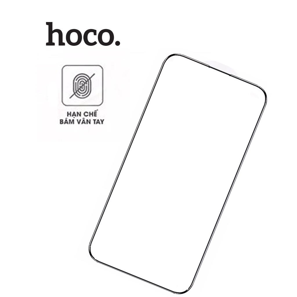Kính cường lực full màn hình Hoco G12 dày 0.4mm dành cho iPhone chống bám vân tay độ nhạy cao