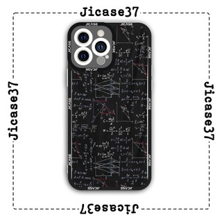 Ốp lưng iphone và samsung xiaomi oppo cạnh vuông Jicase công thức toán học 