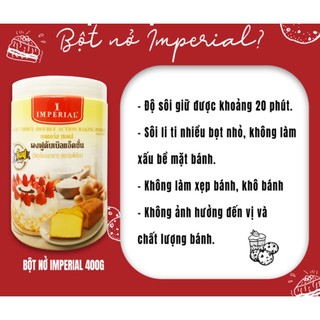 [400g] BỘT NỔI [Thailand] IMPERIAL Baking Powder Imperial