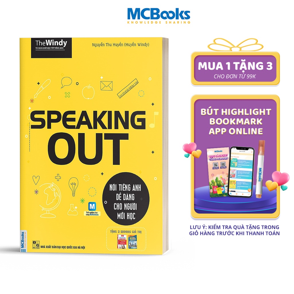 Sách - Speaking Out - Nói Tiếng Anh Dễ Dàng Cho Người Mới Học - Học Kèm App Online