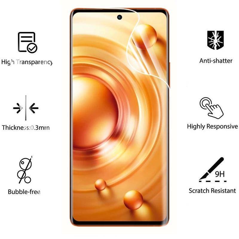 Phim Dán Hydrogel Bằng TPU Mềm Bảo Vệ Màn Hình Cho vivo X50 X60 X70 X80 Lite Pro vivo iQOO 10 9 9T SE Pro