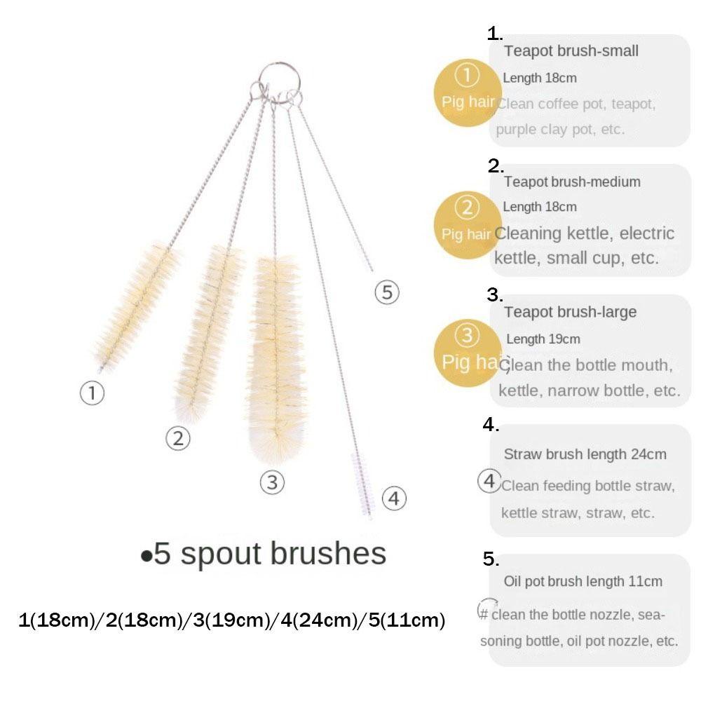 Cọ Vệ Sinh Bình Sữa Bằng Thép Không Gỉ Mềm Mại Tiện Dụng