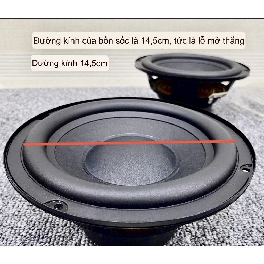 Củ loa trầm XIAOMI 6,5inch.4ohm30-100w Gân dày bass lực