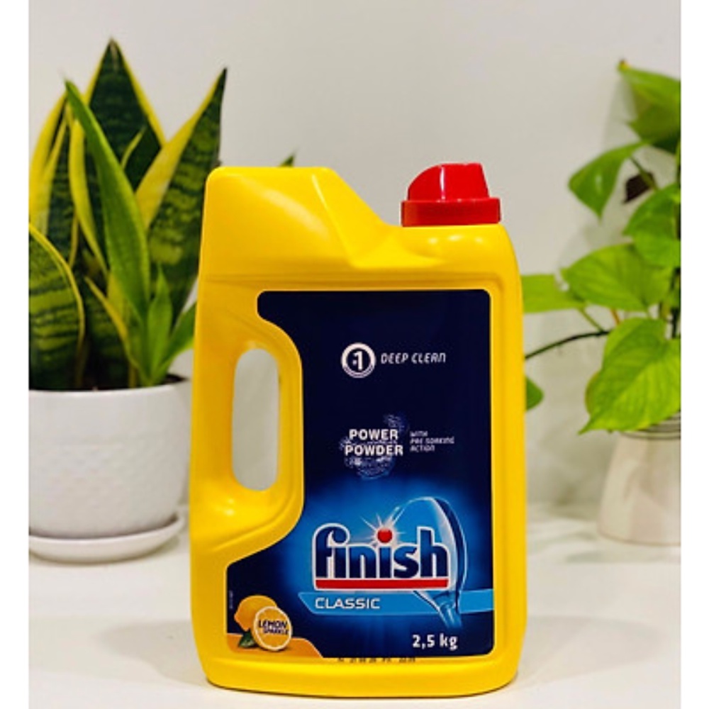 Bột rửa bát Finish Classic 2.5 kg hương chanh