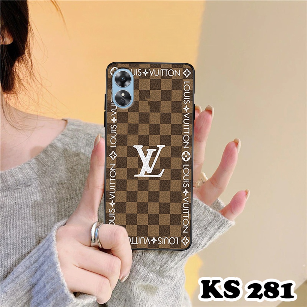 Ốp lưng Oppo A17 - A17k in hình ＬｕｉｓＶｕｉｔｔｏｎ sang trọng, cá tính - Chất liệu TPU cao cấp
