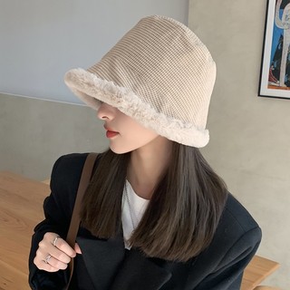 [Augustcloth] Mũ/ nón bucket viền lông