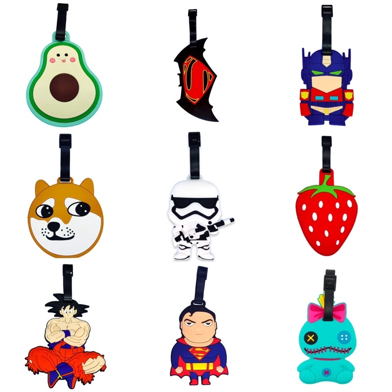 Tag thẻ treo vali hoạt hình treo thẻ hành lý vali hàng Quảng Châu siêu đẹp