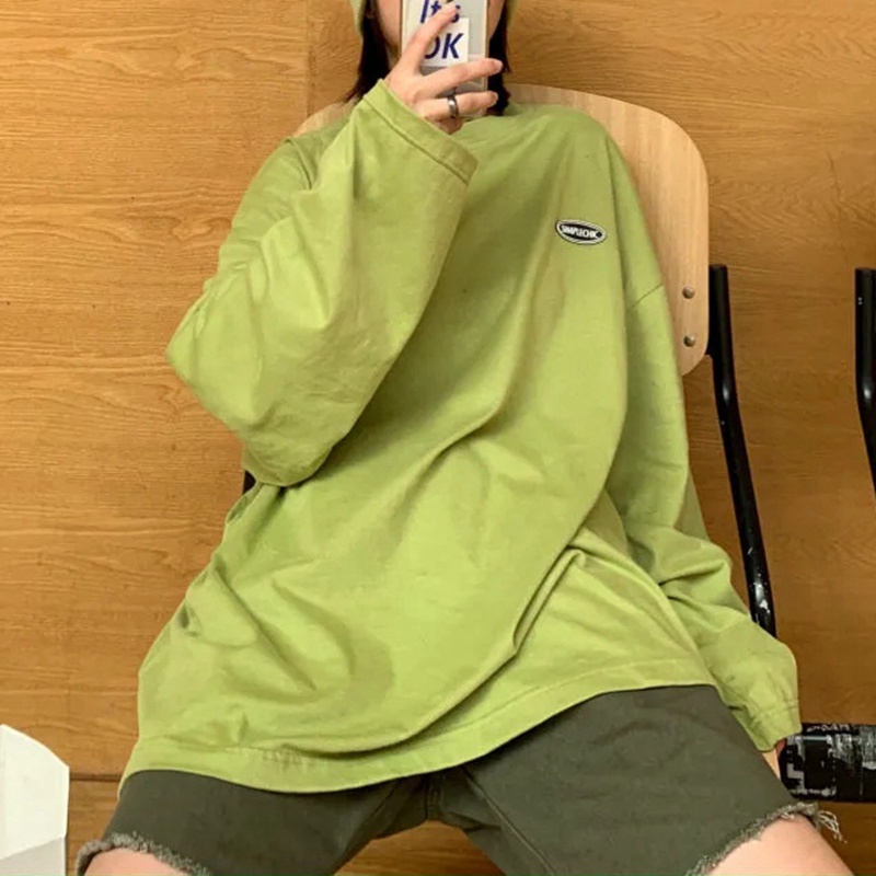 NRVP Áo Thun Nữ Dài Tay Phong Cách Hàn Quốc Mới 2023