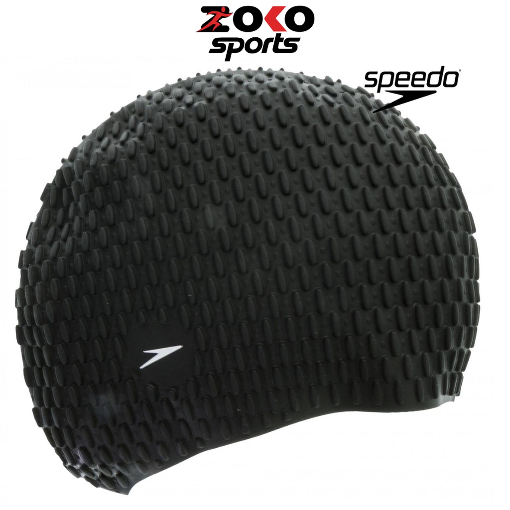 Mũ bơi người lớn Speedo chính hãng  , nam nữ chất liệu Silicone cao cấp chùm kín tai , tóc dài , tóc dày - ZOKO SPORT
