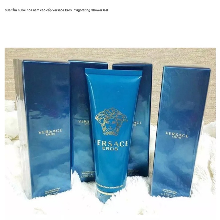 Sữa Tắm Nước Hoa Versace Eros Invigorating Shower Gel For Men 250ml