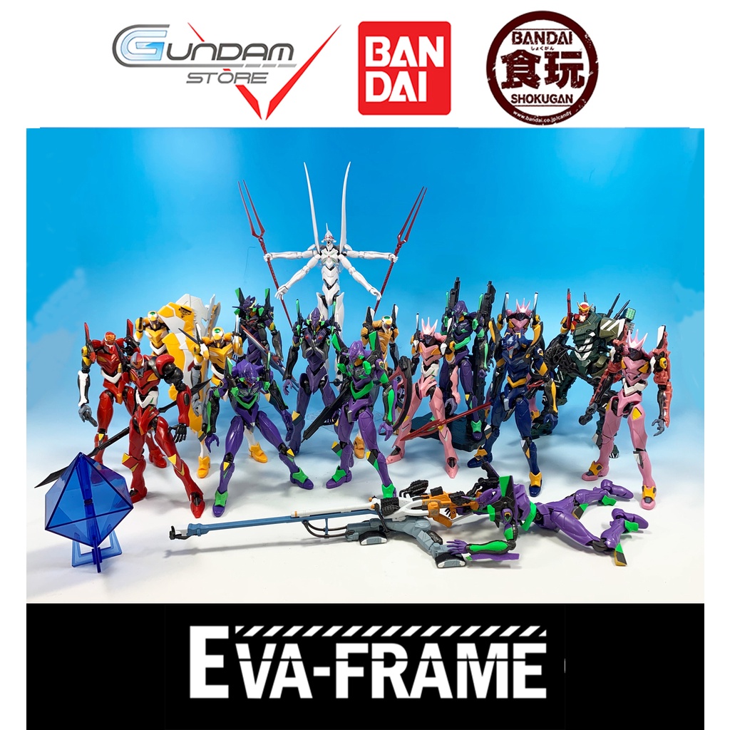 Mô Hình Lắp Ráp EVA-FRAME: Rebuild of Evangelion Vol 02 03 04 Shokugan Candy Toy Đồ Chơi Anime Nhật