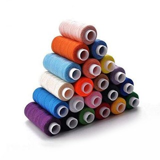 Bộ 30 Cuộn Chỉ Thêu Polyester Nhiều Màu Sắc