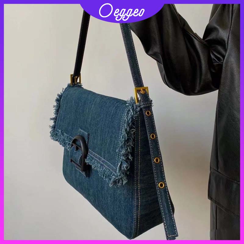 Oeteo Túi Xách Đeo Vai Phối Tua Rua Kiểu Cao Bồi Thời Trang Dành Cho Nữ