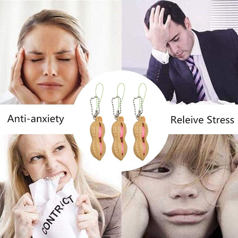 Đồ Chơi Bóp Giảm Căng Thẳng Hình Hạt Đậu / Hạt Đậu