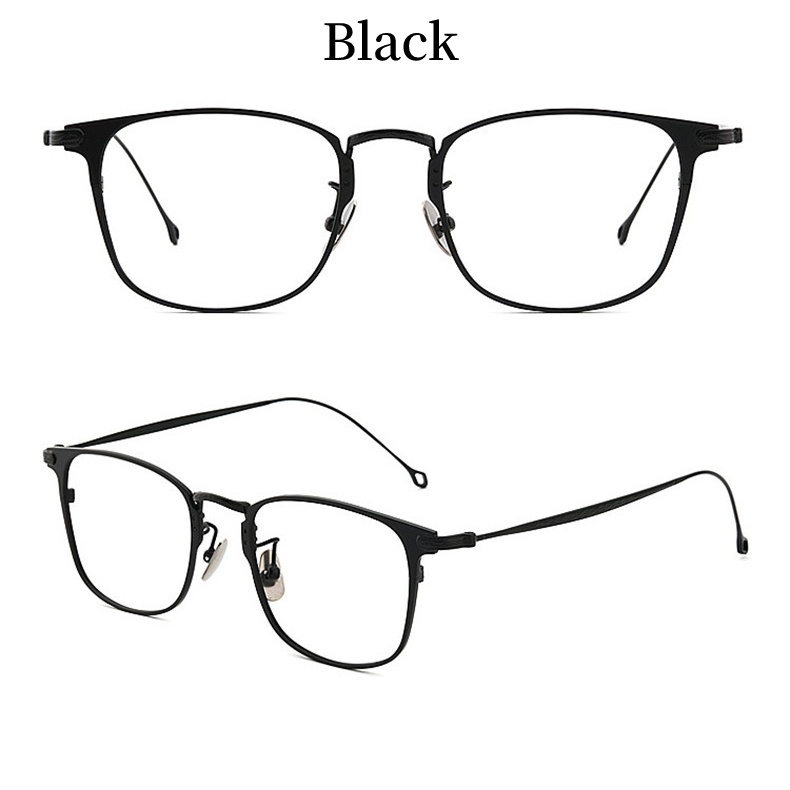 Hevia Mắt Kính Gọng Titan Siêu Nhẹ pt106 Thời Trang Cho Nam Và Nữ