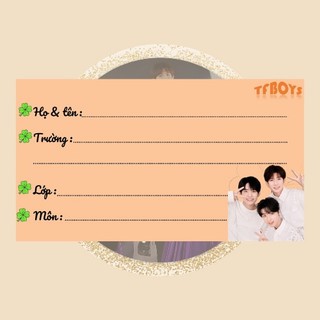 nhãn vở TFBOYS [p2]