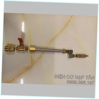 Béc xịt rửa máy lạnh, vệ sinh máy lạnh cán dài…ổn định xoay 360, xịt gầm otô
