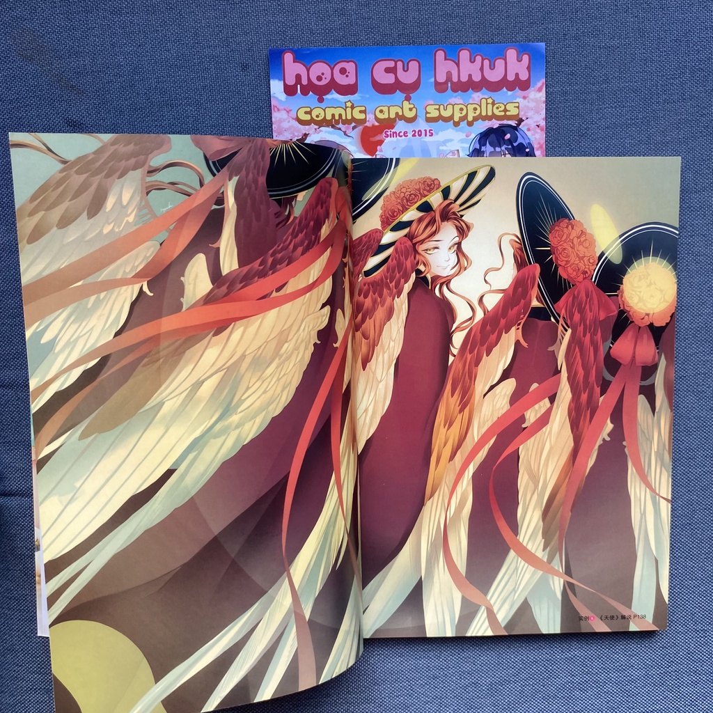 Tập vẽ dạy vẽ và phối màu anime | chibi có màu   HKUK SP0015