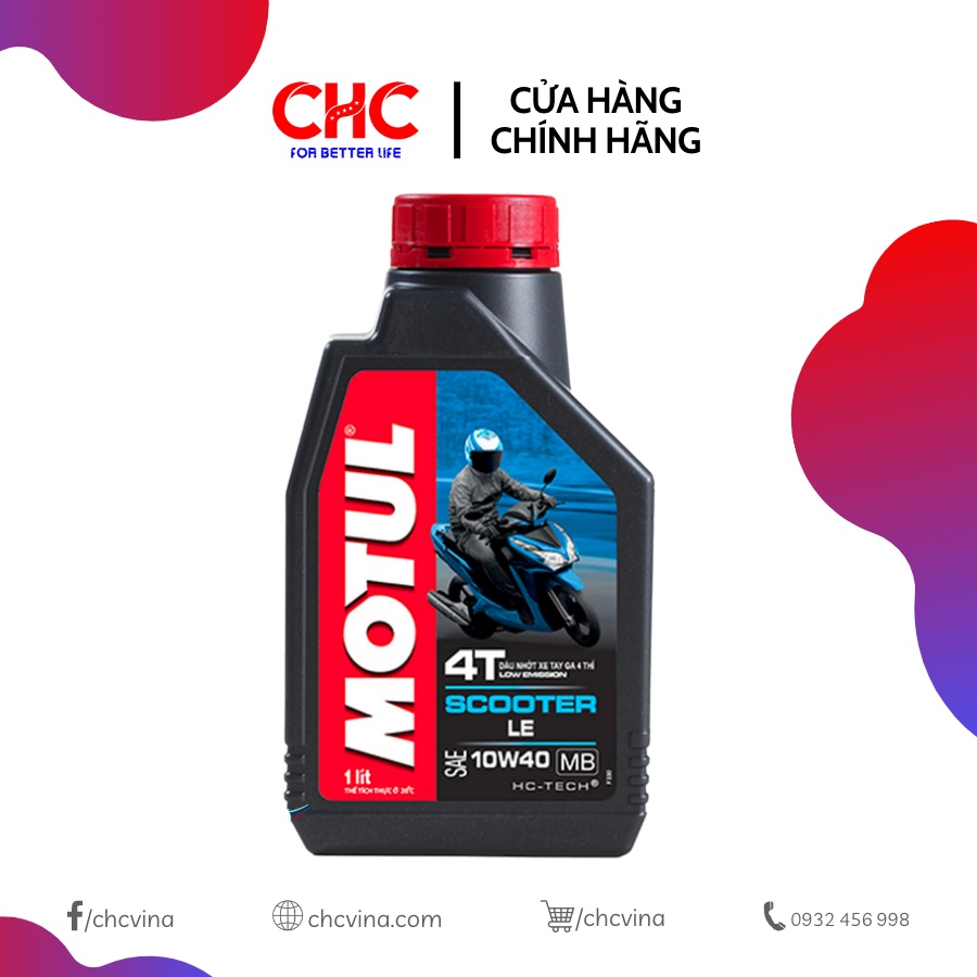 Dầu nhớt xe ga MOTUL SCOOTER LE 10W40 1L