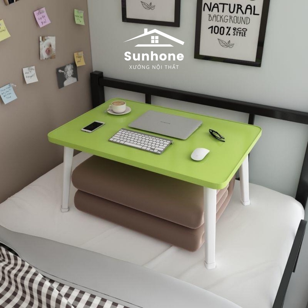 Bàn học sinh viên gấp gọn mini, để laptop trên giường, ngồi bệt chất liệu gỗ pdf | BigBuy360 - bigbuy360.vn