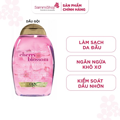 OGX Dầu gội - xả heavenly hydration + cherry blossom conditioner 385ml